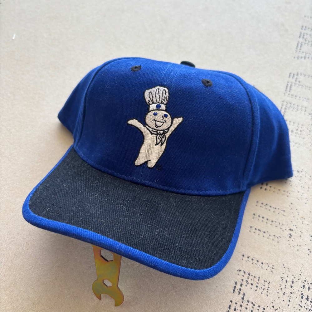 Vintage‎ Pillsbury Doughboy Snapback Hat 90s Promo Hat